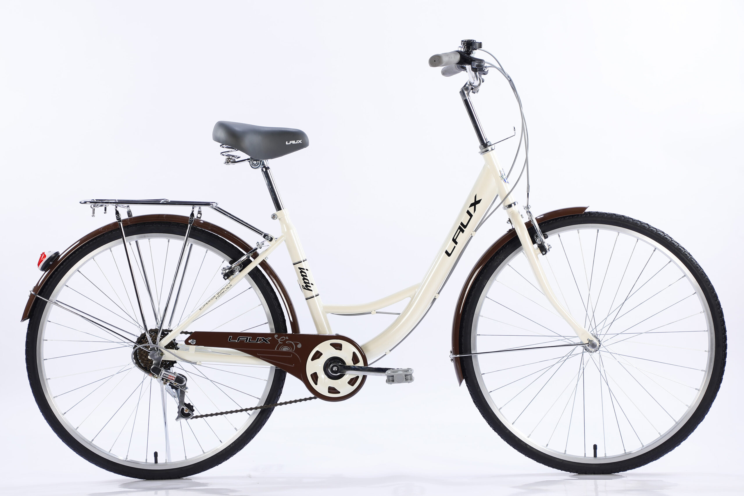 La Bicicleta Aro 26" Lady White/Brown